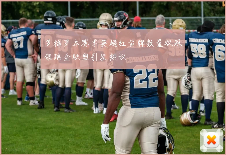 罗梅罗本赛季英超红黄牌数量双冠领跑全联盟引发热议